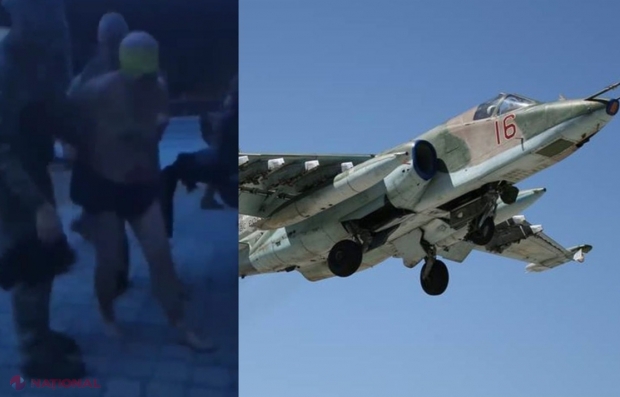 VIDEO // Ucrainenii au DOBORÂT în Donbas un avion Suhoi-25, considerat vârful tehnologiei militare rusești. Ce armă a fost folosită pentru a da avionul jos