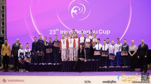 VIDEO // Gimnastica ritmică din R. Moldova are VIITOR. Sportivele noastre au obținut două MEDALII la un turneu internațional din România