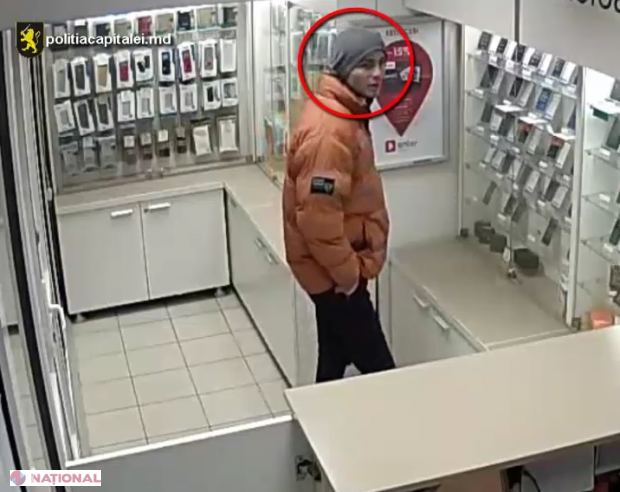 Tot mai DES în ultimul timp: Solicită de la vânzători să vadă produse și fug cu ele în mână fără să plătească! Îl recunoști pe acest individ?