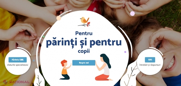 Informații importante despre îngrijirea copiilor cu vârste între 0 – 17 ani, pe un portal lansat la Chișinău