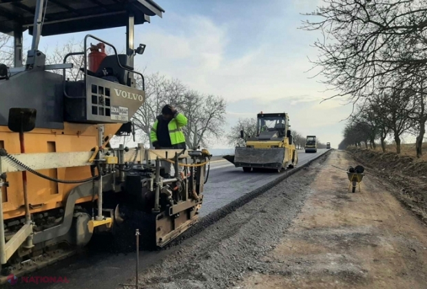 Un tronson de 83 de km al drumului republican Hâncești – Leova – Cahul – Giurgiulești va fi gata la începutul anului 2023, promit autoritățile și antreprenorul