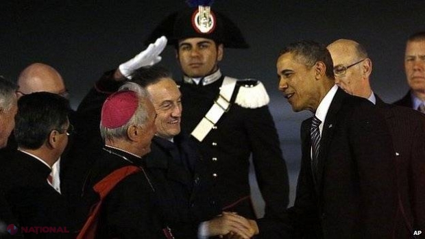 Obama se întâlnește azi cu Papa Francisc, în vizita sa la Roma