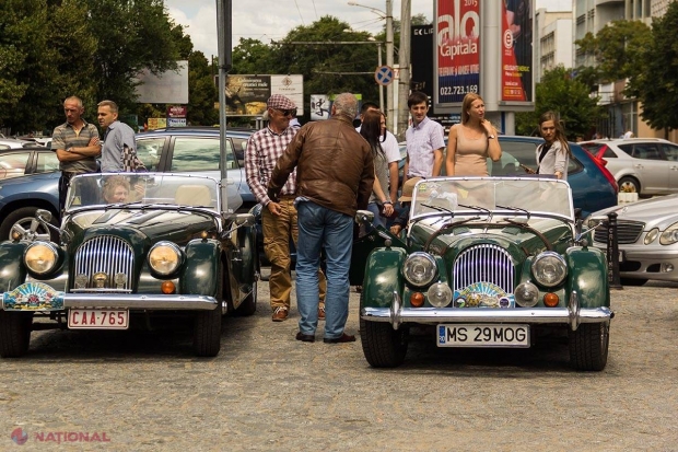 Reportaj FOTO // Expoziție de mașini RETRO în centrul capitalei. Imagini care nu vor lăsa indiferent niciun fan auto