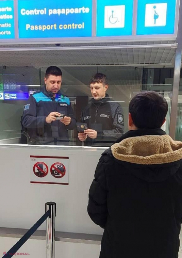 Un sirian intenționa să ajungă în Ucraina cu un act fals, dar a fost întors acasă de pe Aeroportul Internațional Chișinău