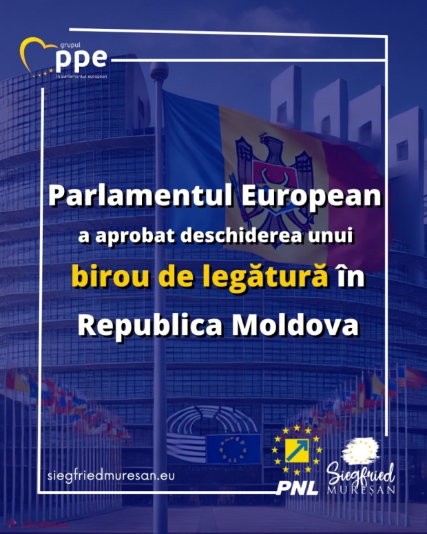 Decizie luată la Strasbourg: Parlamentul European va înființa un birou de legătură la Chișinău