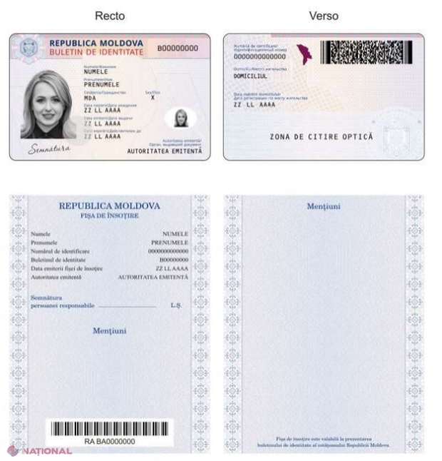 DOC // Actele de identitate ale cetățenilor R. Moldova vor fi SCHIMBATE