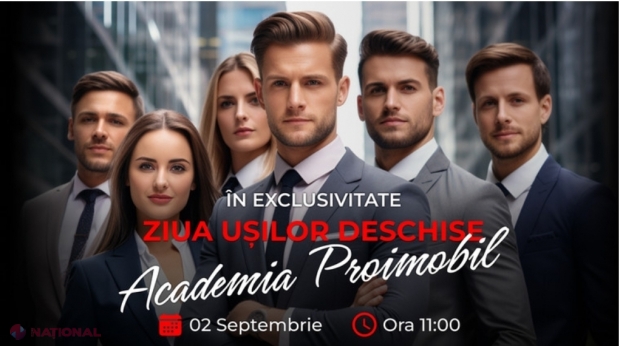 O nouă premieră pentru R. Moldova - lansarea „Academiei Proimobil”: ,,Formăm o nouă generație de agenți imobiliari