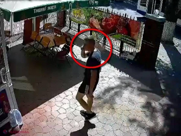 VIDEO // A adormit la terasa unui local din Chișinău și a rămas fără telefon: A văzut cine i l-a furat în aceste imagini