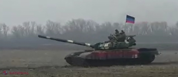 VIDEO // A început INVAZIA? O coloană imensă de TANCURI rusești, filmată în timp ce se îndreaptă spre Mariupol, principalul port ucrainean la Marea Azov