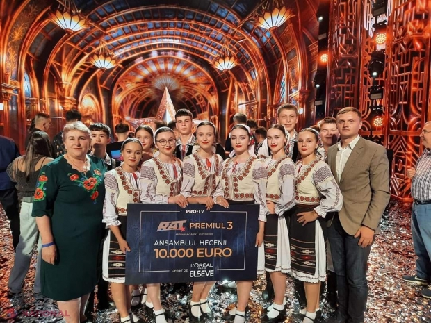 VIDEO // Ansamblul „Hecenii”, în TOP 3 la „Românii au talent” şi premiu de 10 mii de euro: „Noi ne-am trăit visul”