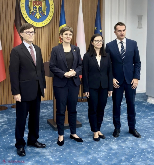 VIDEO // Germania, Franța și Polonia fac zid împotriva tentativelor Rusiei de a submina parcursul european al R. Moldova: „Fiți siguri că vom realiza SCOPUL propus – R. Moldova țară membră UE”