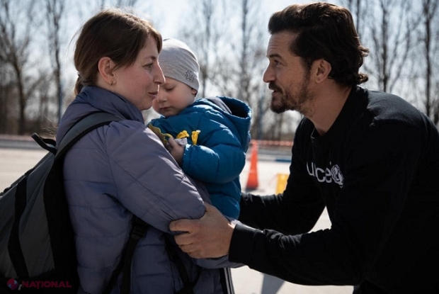 Orlando Bloom, Ambasadorul Bunăvoinței UNICEF, a ajutat, timp de două zile, refugiații ucraineni sosiți în R. Moldova: „A fost sfășietor”