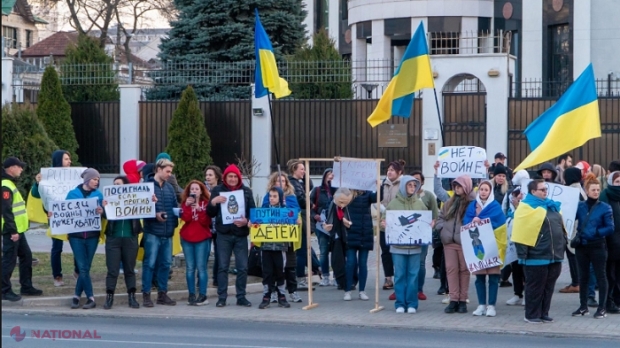Uniunea Scriitorilor din Moldova anunță un PROTEST în fața Ambasadei Federației Ruse de la Chișinău împotriva „invaziei BARBARE” din Ucraina: Luni, 18 aprilie, ora 17.00