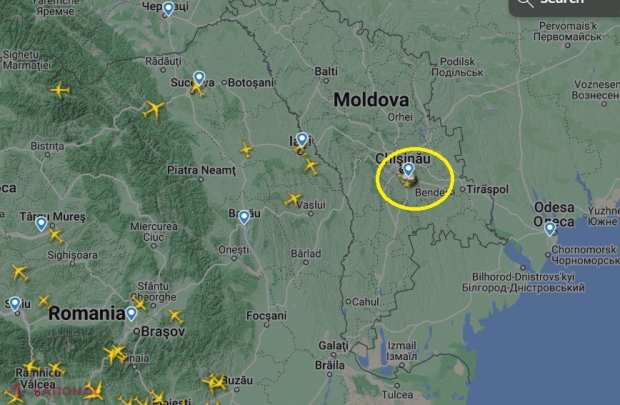 UPDATE // Spațiul aerian al R. Moldova a fost ÎNCHIS din motive de securitate, timp de aproape trei ore și jumătate