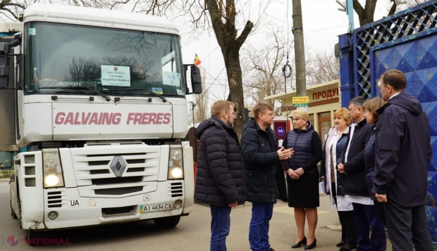 FOTO // R. Moldova a livrat cea de-a DOUA tranșă de ajutor UNANITAR poporului ucrainean. Lotul de peste 90 de TONE de a ajuns la Odesa