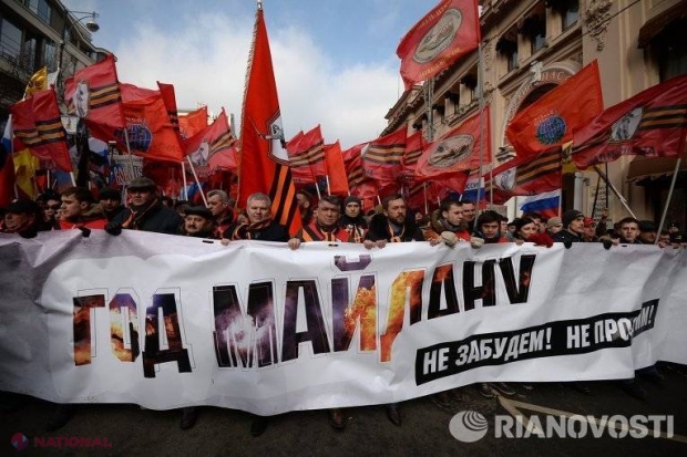 FOTO ANTIMAIDAN // Peste 35 de mii de ruși au ieșit în stradă în susținerea lui Victor Ianukovici