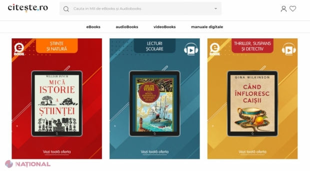 Zeci de mii de profesori și elevi din R. Moldova au acces GRATUIT, grație Guvernului de la București, la cea mai vastă BIBLIOTECĂ digitală a României. Adrian Dupu: „Investim în promovarea limbii române peste Prut”