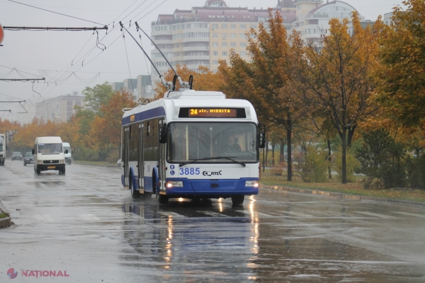 Vă înghesuiți zilnic în troleibuzele de pe ruta nr. 24 din Chișinău care leagă Ciocana de Telecentru? Anunțul autorităților capitalei care vizează una dintre cele mai aglomerate rute