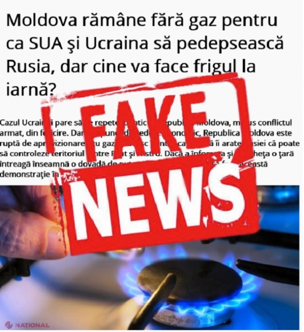 ORDIN de la SIS: Site-ul care a scris eronat că „noua putere de la Chișinău a decis să riște ca moldovenii să înghețe peste iarnă doar pentru a se certa cu Rusia”, BLOCAT