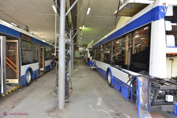 Troleibuzele din Chișinău vor fi dotate cu instalații de AER CONDIȚIONAT, iar RTEC, în comun cu „Belkommunmash”, ar putea asambla în R. Moldova și autobuze