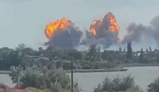 Cine s-ar afla în spatele exploziilor de la baza aeriană rusă din Crimeea