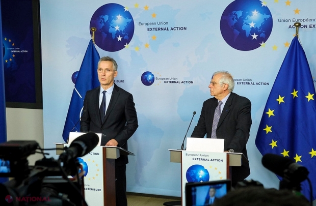 NATO și UE reiterează sprijinul pentru suveranitatea și integritatea teritorială a Ucrainei și avertizează Rusia că „orice nouă agresiune militară” împotriva acesteia va avea consecințe grave