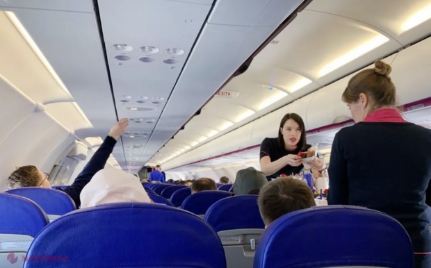 O însoțitoare de bord de pe cursa Chișinău – Dublin a fost BĂTUTĂ de o pasageră beată criță. Ce pedeapsă i-a fost aplicată