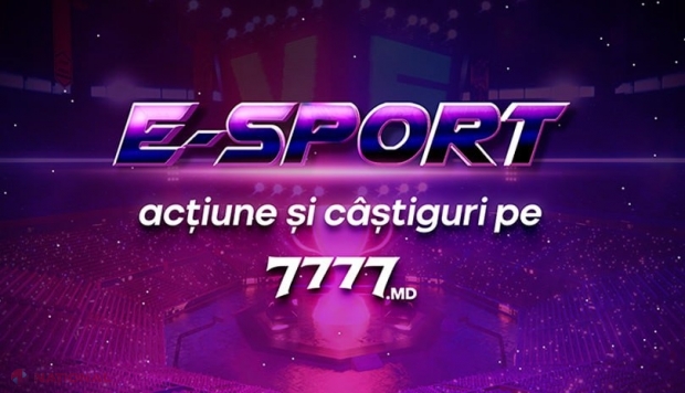 INOVAȚIE // Puteți acum câștiga sume MARI de bani pe 7777.md și cu sport electronic
