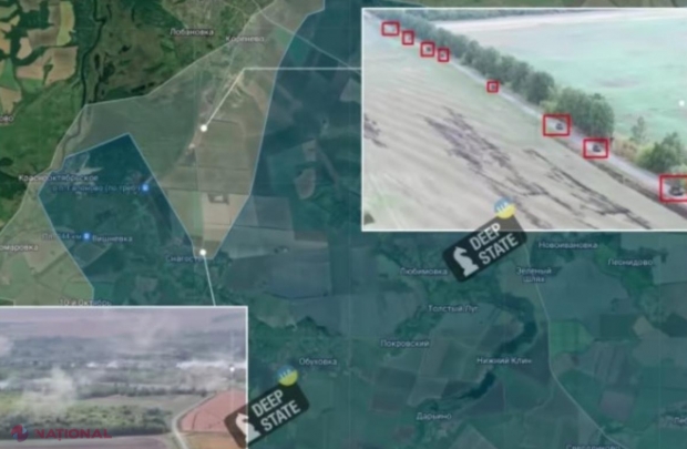 Ruşii au început contraofensiva în Kursk. Momentul în care atacă cu o coloană de 10 tancuri şi blindate