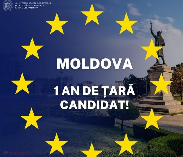 Vicepremierul Nicu Popescu, la un an de la obținerea de către R. Moldova a statutului de țară-candidat pentru aderare la UE: „Drumul către aderarea deplină este plin de provocări și avem multe de făcut pentru a îndeplini criteriile riguroase ale UE”