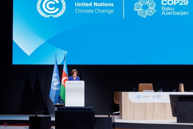 Maia Sandu, semnal de alarmă la Convenția Națiunilor Unite cu privire la schimbările climatice de la Baku: „R. Moldova este un exemplu elocvent de injustiție cu privire la schimbările climatice”