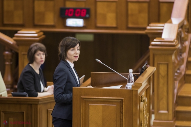 DISCURSUL intergral al premierului Maia Sandu, susținut în Parlament, înaintea punerii la vot a moțiunii de cenzură: „Avem nevoie de o procuratură eficientă ca funcționarii corupți să fie arestați și închiși”