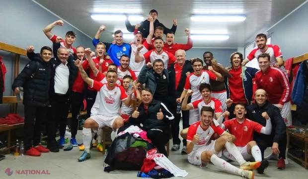FC Milsami este pe primul loc în Divizia Națională, după VICTORIA în fața campionilor de la FC Sheriff 