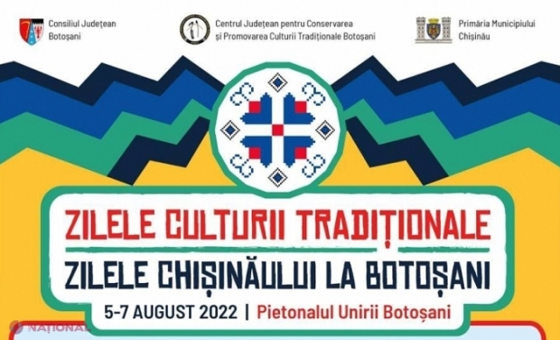 Meșteri populari și artiști din R. Moldova participă la „Zilele Chișinăului la Botoșani”: Expoziții și concerte pe Pietonalul Unirii