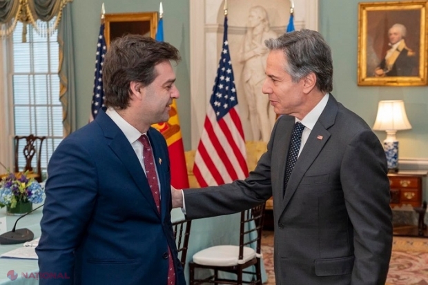 VIDEO // Vicepremierul Nicu Popescu, întâlnire la Washington cu șeful diplomației americane, Antony Blinken: „Am discutat evoluțiile recente din dosarul transnistrean. SUA reiterează susținerea fermă pentru integritatea teritorială a R. Moldova”