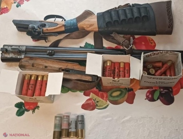 VIDEO Percheziții la Cahul, Vulcănești și Taraclia. Polițiștii au depistat arme, muniții și cantități mari de pulbere care se atribuie la substanțe explozive
