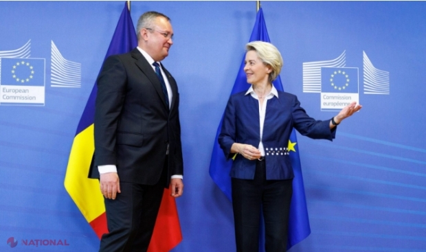 Ursula von der Leyen mulțumește României pentru solidaritatea cu R. Moldova în criza energetică: „Aceasta este calea europeană”