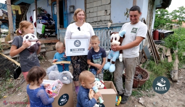 VIDEO // ,,Donează o jucărie, dăruiește un zâmbet” - fericire și SPERANȚĂ într-o familie cu cinci din comuna Mereșeni, raionul Hâncești. Campania vizează 20 de familii numeroase și câteva orfelinate din R. Moldova