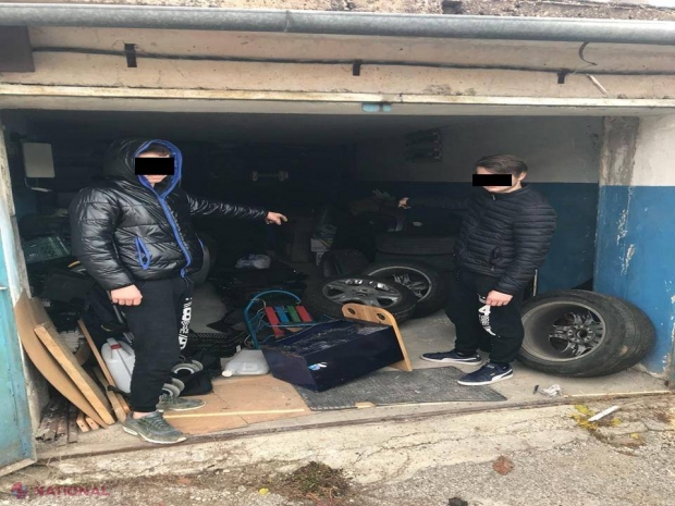 VIDEO // Trei minori din Chișinău au dat iama în 17 locuințe și garaje din capitală de unde au furat tot ce le-a căzut în mâini