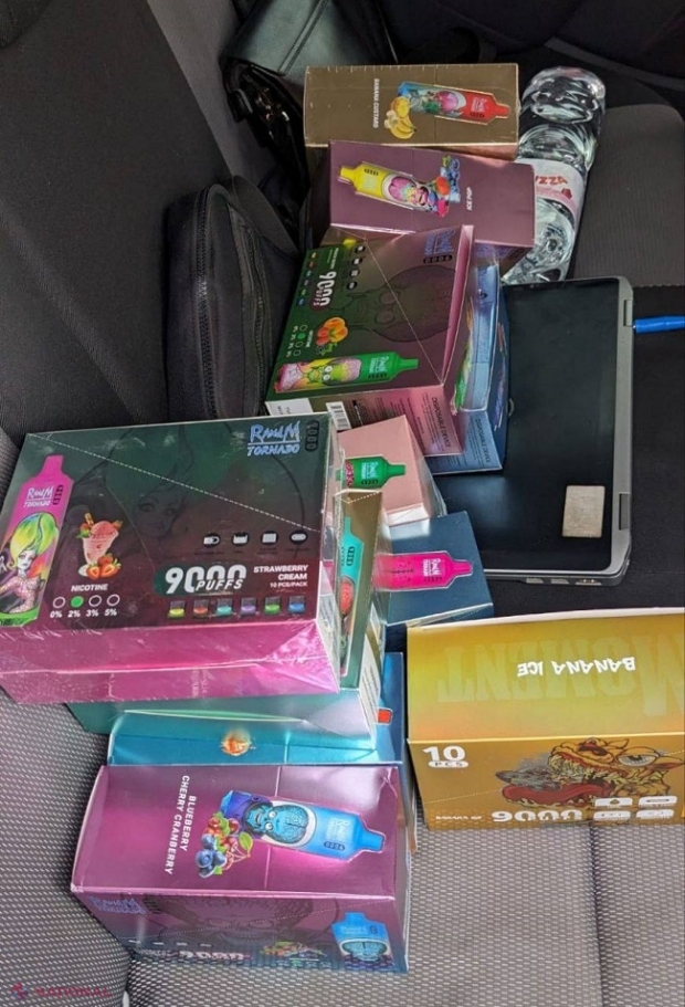 Lot comercial de țigări electronice fără acte, adus fraudulos în R. Moldova