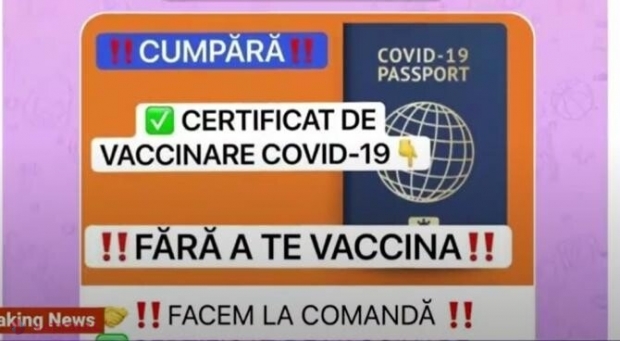 Emiterea certificatelor de vaccinare FALSE, o afacere profitabilă în R. Moldova: „Am depistat MII de suspecți… Avem absolut toate numele suspecților”