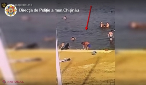VIDEO // Hoțul de pe plaja de la Buiucani: Trei persoane care au venit la scăldat, JEFUITE de un recidivist