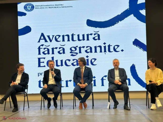 FOTO // Educația prin ARTĂ și metodele alternative de învățare, o nouă OPORTUNITATE pentru tinerii din R. Moldova. La Chișinău a demarat cea de-a II-a ediție a proiectului DRRM „Aventură fără granițe. Educație prin teatru și film”