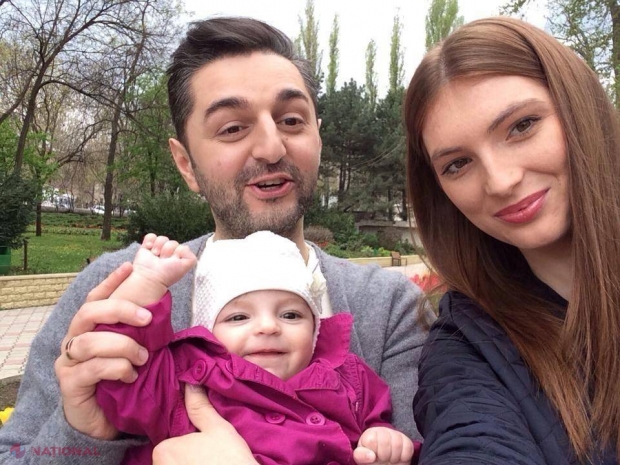 FOTO // De Paști, Adrian Ursu a ieșit cu fetița și soția la plimbare! O învață pe Andreea-Maria să meargă