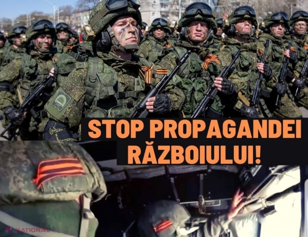 Panglica bicoloră „Sf. Gheorghe”, INTERZISĂ în R. Moldova: „Aceste simbolistici militare au ajuns sinonime cu MOARTEA. Aceste semne au ajuns să glorifice războiul. Un simbol al uciderii oamenilor nevinovați - copii, femei, bătrâni”