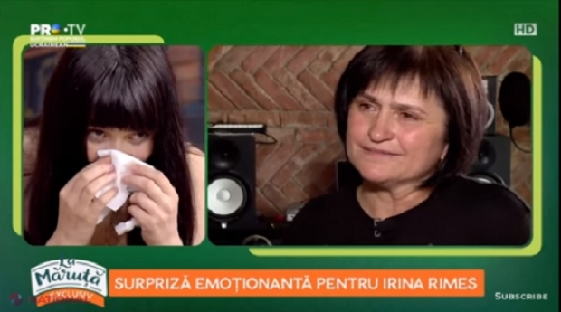 VIDEO // Irina Rimes a izbucnit în lacrimi la o emisiune, în timp ce mama sa vorbea: „Mi-a luat mult timp ca să mă apropii de copii”