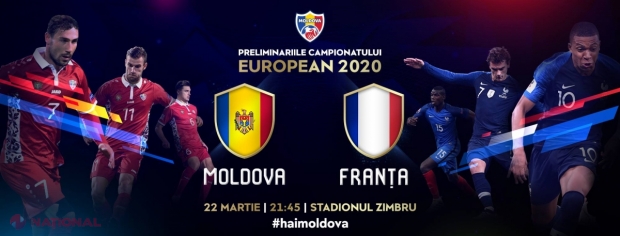 „MILIARDUL” ajunge, în sfârșit, la Chișinău. Marele meci dintre naționalele R. Moldova și Franței se va juca cu casa închisă