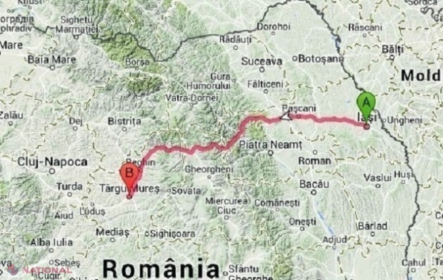 Studiul de fezabilitate pentru tronsonul Moțca – Ungheni al Autostrăzii A8, parte din Autostrada Unirii, depus: Lucrările sunt estimate la un miliard de euro