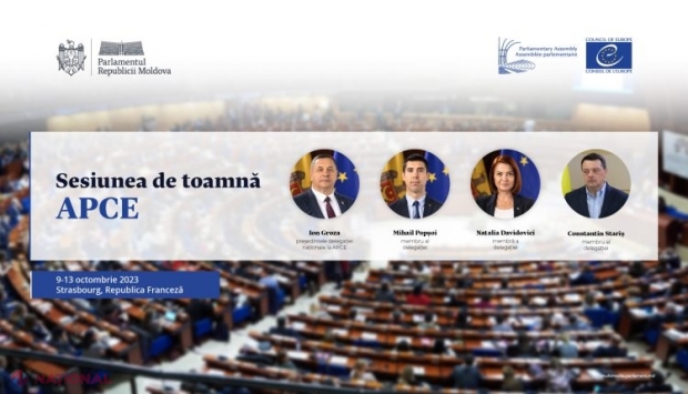 După ce a aflat direct de la Putin „de unde ies gazele”, Starîș a mers să reprezinte Parlamentul R. Moldova la sesiunea de toamnă a APCE, alături de Popșoi, Groza și Davidovici