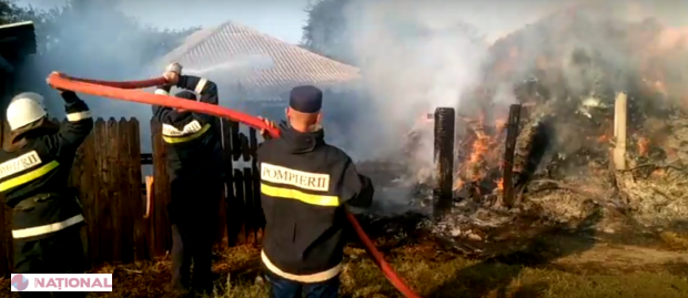Încă un incendiu ucigaș: O femeie a decedat la Ungheni